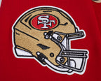 NFL SAN FRANCISCO 49ERS OLD ENGLISH CHANDAIL À CAPUCHON POUR HOMME (ROUGE)