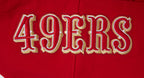 NFL SAN FRANCISCO 49ERS OLD ENGLISH CHANDAIL À CAPUCHON POUR HOMME (ROUGE)