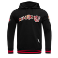 NFL SAN FRANCISCO 49ERS CITY RANSOM CHANDAIL À CAPUCHON EN MOLLETON CÔTELÉ POUR HOMME (NOIR/ROUGE/NOIR)