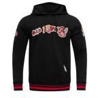 NFL SAN FRANCISCO 49ERS CITY RANSOM CHANDAIL À CAPUCHON EN MOLLETON CÔTELÉ POUR HOMME (NOIR/ROUGE/NOIR)