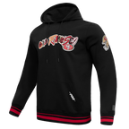 NFL SAN FRANCISCO 49ERS CITY RANSOM CHANDAIL À CAPUCHON EN MOLLETON CÔTELÉ POUR HOMME (NOIR/ROUGE/NOIR)