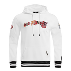 NFL SAN FRANCISCO 49ERS CITY RANSOM CHANDAIL À CAPUCHON EN MOLLETON CÔTELÉ POUR HOMME (BLANC/NOIR)
