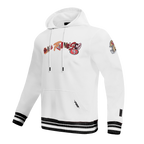 NFL SAN FRANCISCO 49ERS CITY RANSOM CHANDAIL À CAPUCHON EN MOLLETON CÔTELÉ POUR HOMME (BLANC/NOIR)