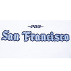 NFL SAN FRANCISCO 49ERS COUNTRY CLUB MEN'S DROP SHOULDER FLEECE CREWNECK (WHITE)