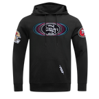 NFL SAN FRANCISCO 49ERS ECHO LOGO CHANDAIL À CAPUCHON EN MOLLETON POUR HOMME (NOIR)