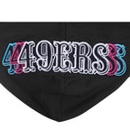 NFL SAN FRANCISCO 49ERS ECHO LOGO CHANDAIL À CAPUCHON EN MOLLETON POUR HOMME (NOIR)