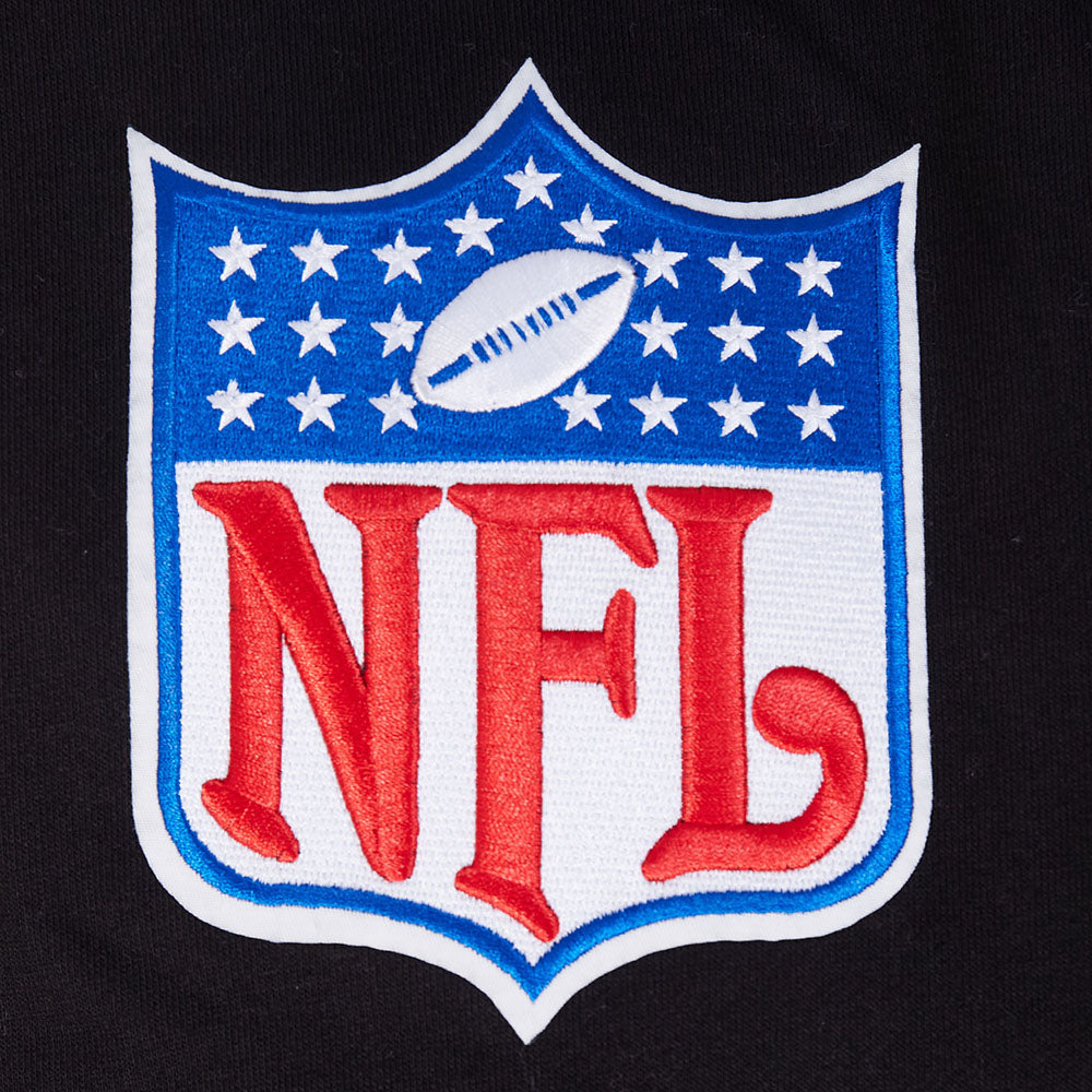 NFL SAN FRANCISCO 49ERS BEST OF MEN'S DROP SHOULDER FLC PO HOODIE (BLACK)