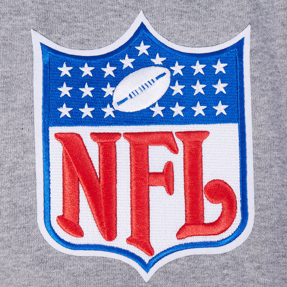 NFL SAN FRANCISCO 49ERS BEST OF MEN'S DROP SHOULDER FLC PO HOODIE (DARK HEATHER GRAY)