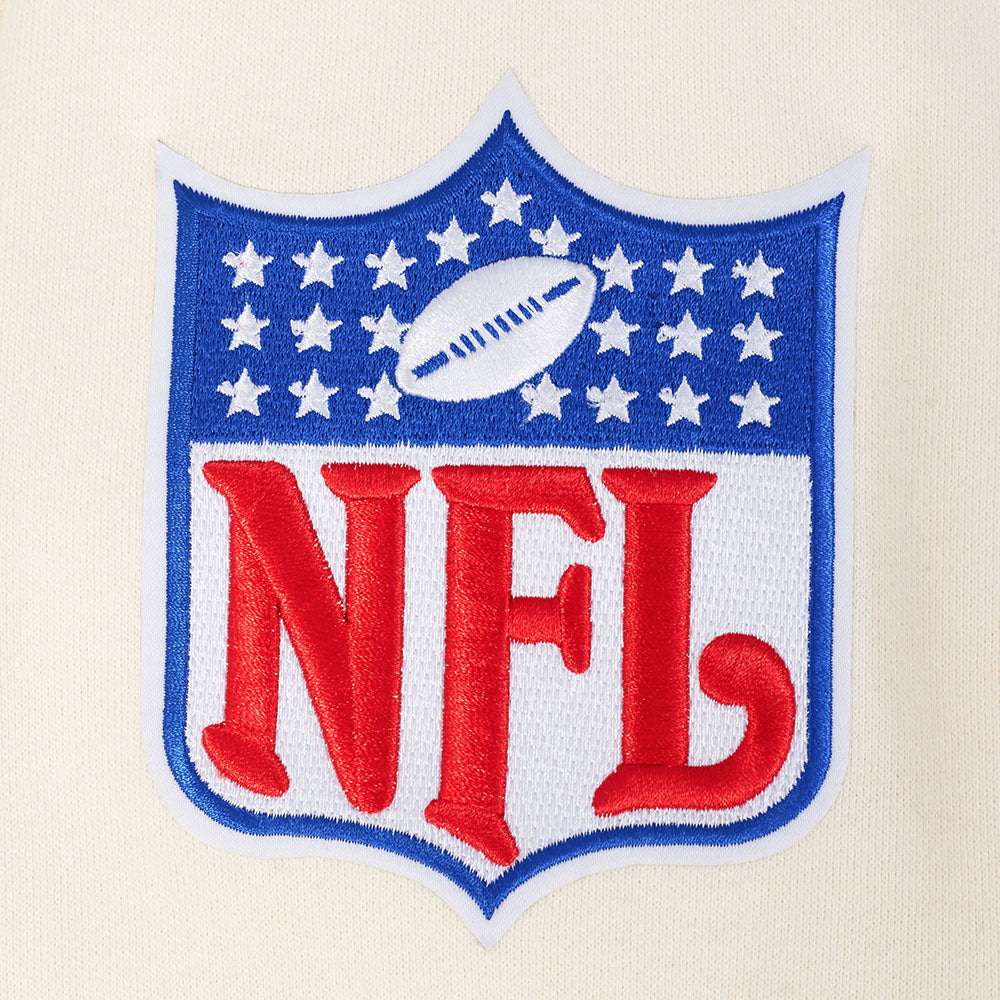 NFL SAN FRANCISCO 49ERS BEST OF CHANDAIL À CAPUCHON EN MOLLETON À ÉPAULES TOMBANTES POUR HOMME (COQUILLE D'ŒUF)