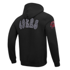 NFL SAN FRANCISCO 49ERS REBEL ATHLETICS CHANDAIL À CAPUCHON EN MOLLETON POUR HOMME (NOIR)