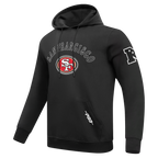 NFL SAN FRANCISCO 49ERS REBEL ATHLETICS CHANDAIL À CAPUCHON EN MOLLETON POUR HOMME (NOIR)