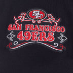 NFL SAN FRANCISCO 49ERS REBEL ATHLETICS CHANDAIL À CAPUCHON EN MOLLETON POUR HOMME (NOIR)