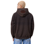 NFL SAN FRANCISCO 49ERS WASHED CLASSIC MEN'S PULLOVER HOODIE (WASHED BROWN)