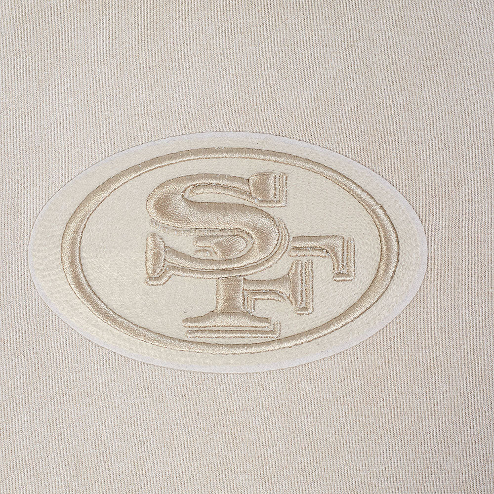 NFL SAN FRANCISCO 49ERS WASHED CLASSIC CHANDAIL À CAPUCHON POUR HOMME (ARDOISE CHAUDE DÉLAVÉE)
