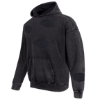 NFL SAN FRANCISCO 49ERS WASHED VANGUARD MEN'S PULLOVER HOODIE (WASHED BLACK)