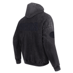 NFL SAN FRANCISCO 49ERS WASHED VANGUARD MEN'S PULLOVER HOODIE (WASHED BLACK)