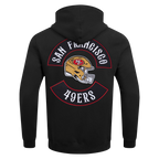 NFL SAN FRANCISCO 49ERS BORN FOR SPORT MEN'S FLC PO HOODIE (BLACK)