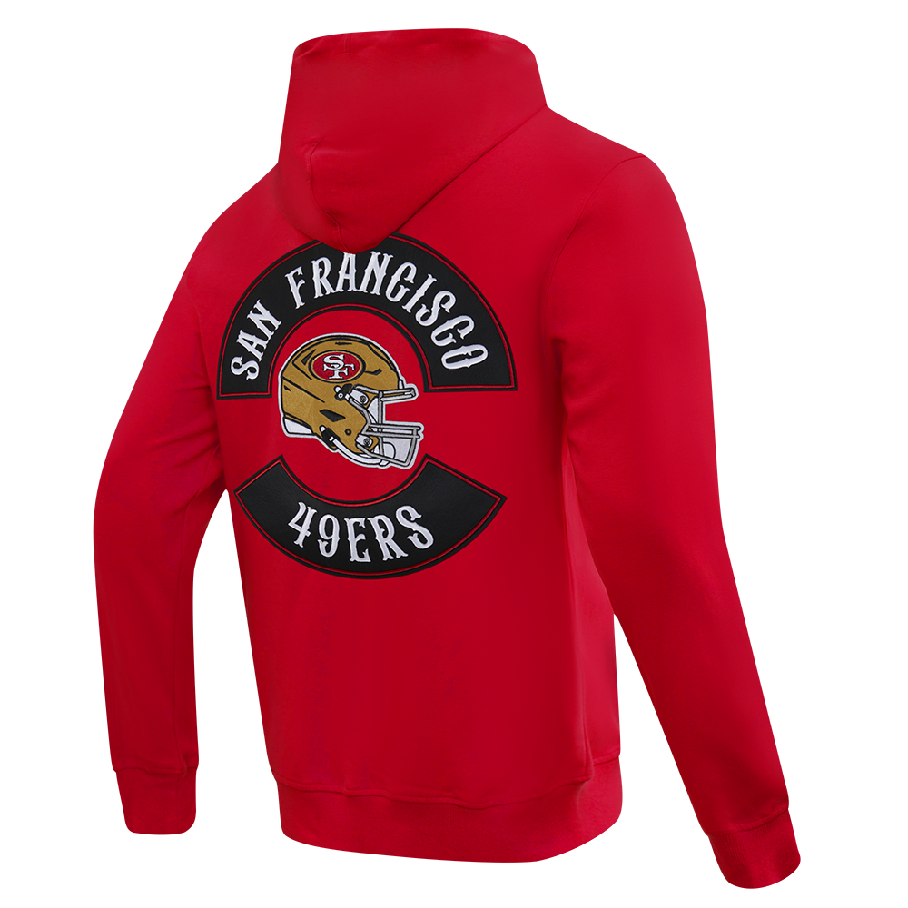NFL SAN FRANCISCO 49ERS BORN FOR SPORT MEN'S FLC PO HOODIE (Red)