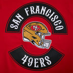 NFL SAN FRANCISCO 49ERS BORN FOR SPORT MEN'S FLC PO HOODIE (Red)