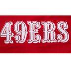 NFL SAN FRANCISCO 49ERS BORN FOR SPORT MEN'S FLC PO HOODIE (Red)