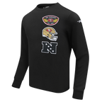 NFL SAN FRANCISCO 49ERS BORN FOR SPORT MEN'S FLC CREWNECK (BLACK)