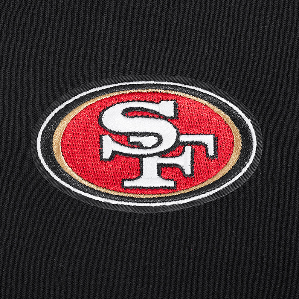 NFL SAN FRANCISCO 49ERS CLASSIC ICON MEN'S SWEATSHIRT (BLACK)