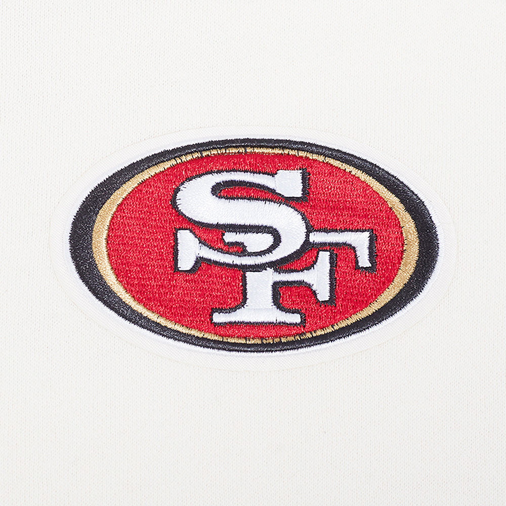 NFL SAN FRANCISCO 49ERS CLASSIC ICON MEN'S SWEATSHIRT (EGGSHELL)