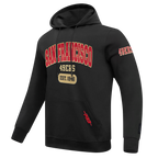 NFL SAN FRANCISCO 49ERS CITY ARCH CHANDAIL À CAPUCHON EN MOLLETON POUR HOMME (NOIR)