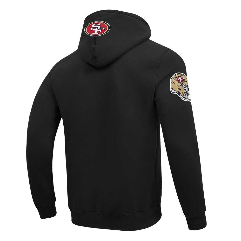 NFL SAN FRANCISCO 49ERS CITY ARCH CHANDAIL À CAPUCHON EN MOLLETON POUR HOMME (NOIR)