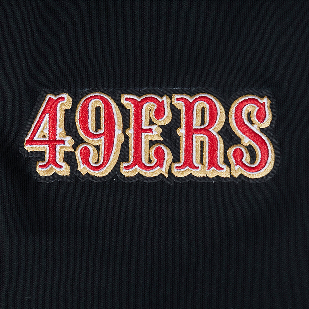NFL SAN FRANCISCO 49ERS CITY ARCH CHANDAIL À CAPUCHON EN MOLLETON POUR HOMME (NOIR)