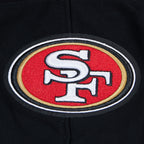 NFL SAN FRANCISCO 49ERS CITY ARCH CHANDAIL À CAPUCHON EN MOLLETON POUR HOMME (NOIR)