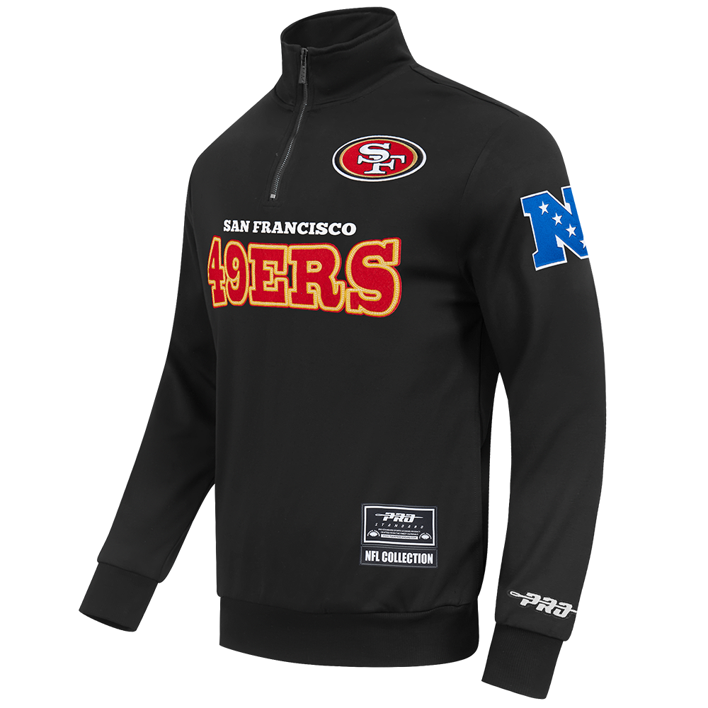 NFL SAN FRANCISCO 49ERS MEN'S SWEATERS (BLACK)
