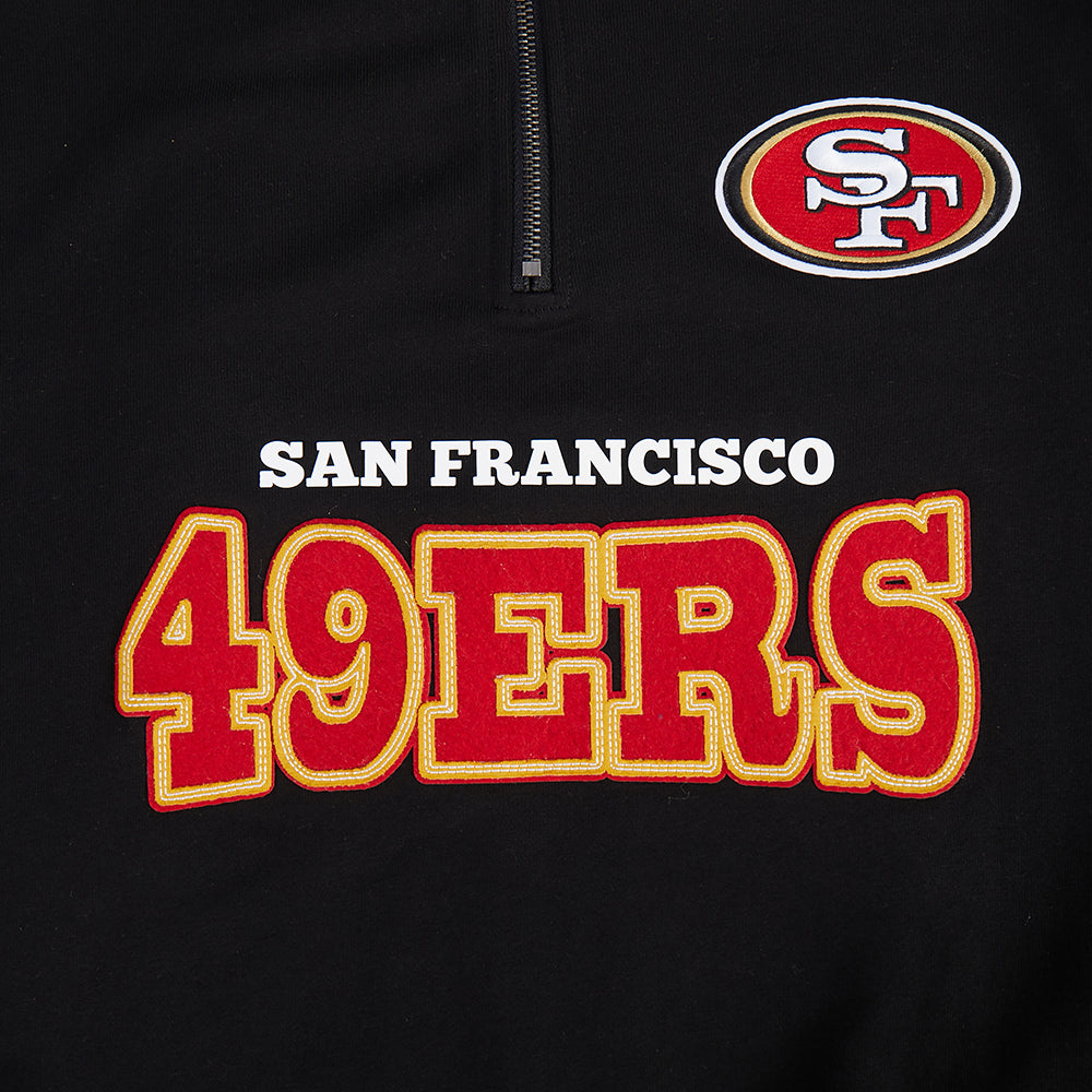 NFL SAN FRANCISCO 49ERS MEN'S SWEATERS (BLACK)