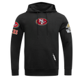 NFL SAN FRANCISCO 49ERS CLASSIC CHENILLE CHANDAIL À CAPUCHON POUR HOMME (NOIR)