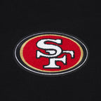 NFL SAN FRANCISCO 49ERS CLASSIC CHENILLE CHANDAIL À CAPUCHON POUR HOMME (NOIR)