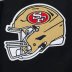 NFL SAN FRANCISCO 49ERS CLASSIC CHENILLE CHANDAIL À CAPUCHON POUR HOMME (NOIR)