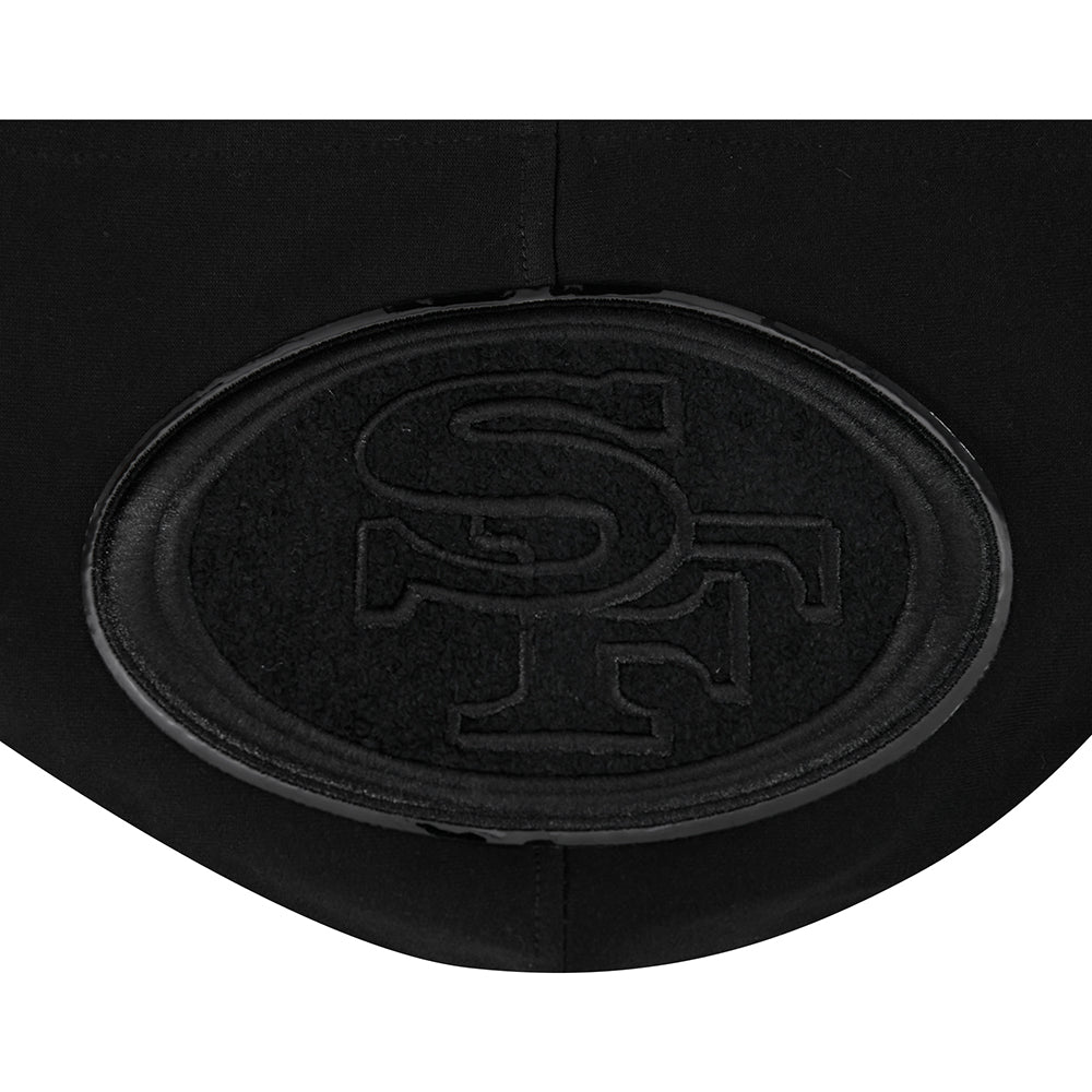 NFL SAN FRANCISCO 49ERS TRIPLE BLACK CHANDAIL À CAPUCHON POUR HOMME (NOIR)