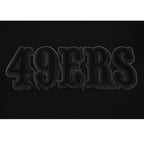NFL SAN FRANCISCO 49ERS TRIPLE BLACK CHANDAIL À CAPUCHON POUR HOMME (NOIR)