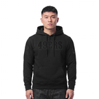 NFL SAN FRANCISCO 49ERS TRIPLE BLACK CHANDAIL À CAPUCHON POUR HOMME (NOIR)