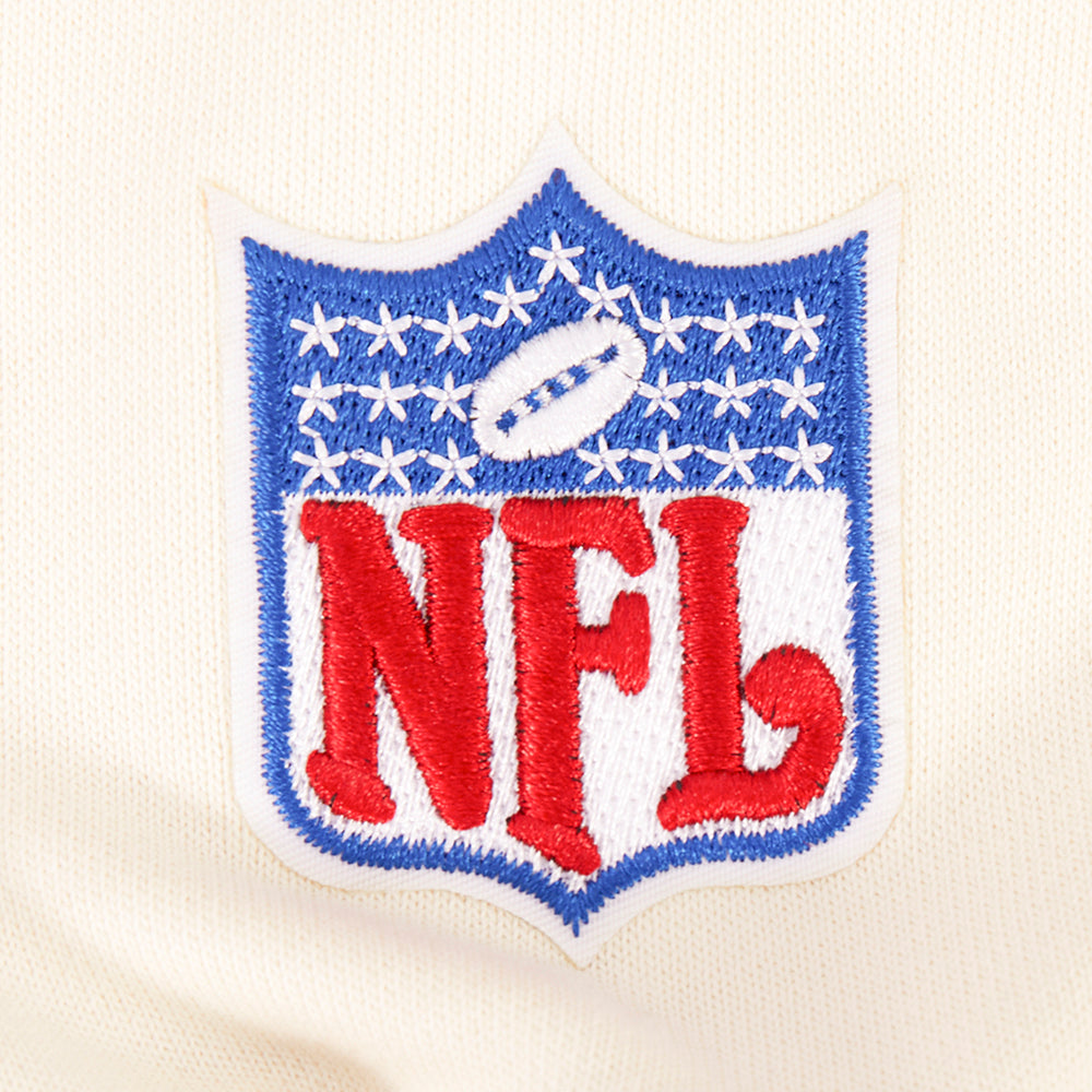 NFL SAN FRANCISCO 49ERS RETRO CLASSICS CHANDAIL À CAPUCHON POUR HOMME (COQUILLE D'ŒUF/ROUGE)