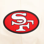 NFL SAN FRANCISCO 49ERS RETRO CLASSICS CHANDAIL À CAPUCHON POUR HOMME (COQUILLE D'ŒUF/ROUGE)