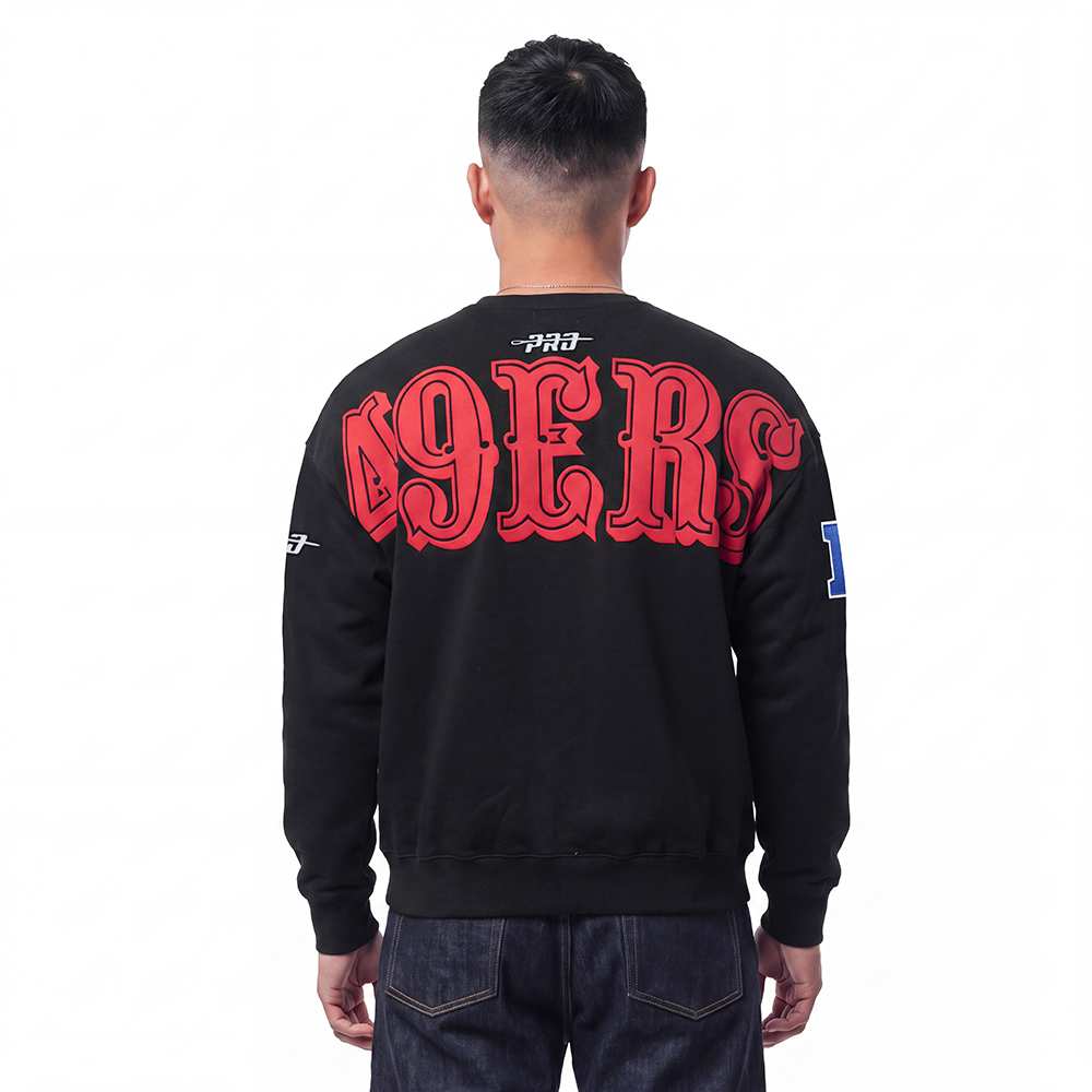NFL SAN FRANCISCO 49ERS PLAYBACK CHANDAIL OUATÉ POUR HOMME (NOIR)