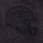 NFL SAN FRANCISCO 49ERS ECLIPSE MEN'S PULL OVER HOODIE (WASHED BLACK)