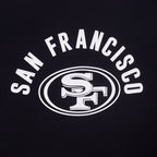 NFL SAN FRANCISCO 49ERS CHANDAIL À CAPUCHON À GLISSIÈRE POUR HOMME (NOIR)