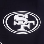 NFL SAN FRANCISCO 49ERS CHANDAIL À CAPUCHON À GLISSIÈRE POUR HOMME (NOIR)