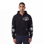 NFL SAN FRANCISCO 49ERS CHANDAIL À CAPUCHON À GLISSIÈRE POUR HOMME (NOIR)