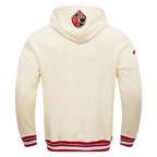 NFL SAN FRANCISCO 49ERS RETRO CLASSIC MEN'S PULLOVER HOODIE (EGGSHELL/RED)