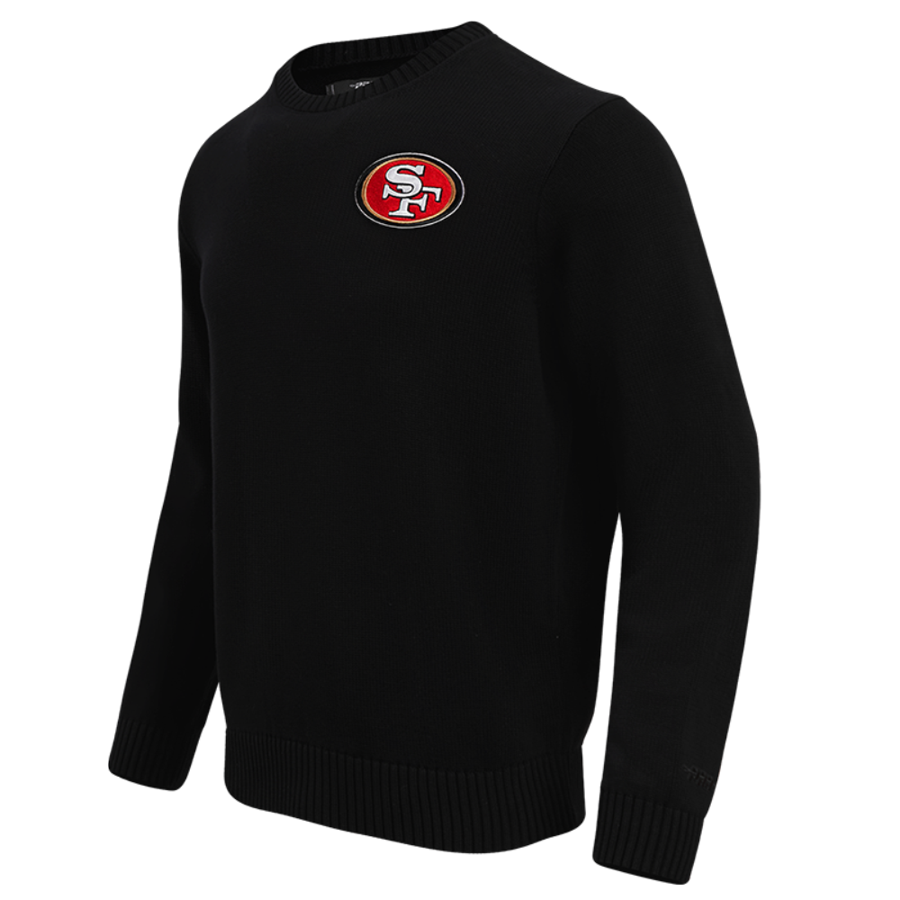 NFL NFL SAN FRANCISCO 49ERS CREWNECK SWEATER (BLACK)