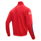 NFL SAN FRANCISCO 49ERS CLASSIC MEN'S DK TRACK JACKET (RED/BLACK)