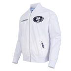 NFL SAN FRANCISCO 49ERS COUNTRY CLUB MEN'S SEERSUCKER JACKET (SEERSUCKER BLUE)